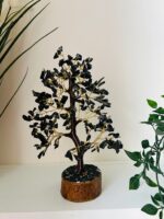 Black tourmaline crystal tree 300 crystals