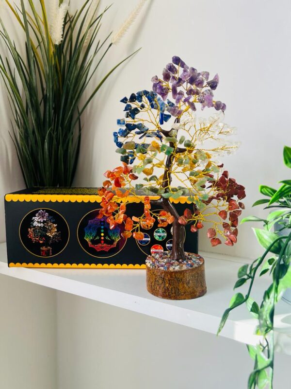seven chakra crystal tree 300 crystals