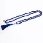 Lapis Lazuli crystal 108 Hand knotted japa mala