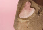 Rose quartz Natural Gua Sha Crystals Massage Tool