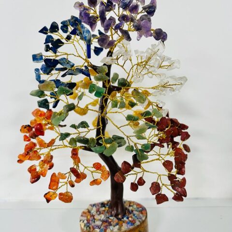 seven chakra crystal tree 300 crystals