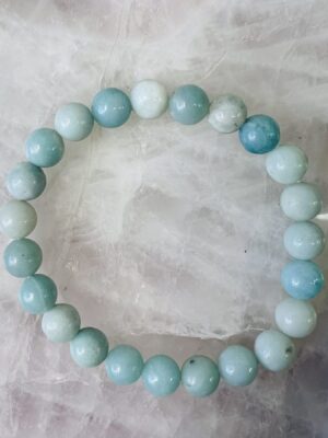 Amazonite crystal bracelet