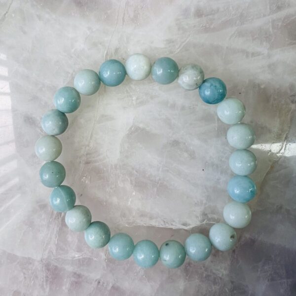 Amazonite crystal bracelet