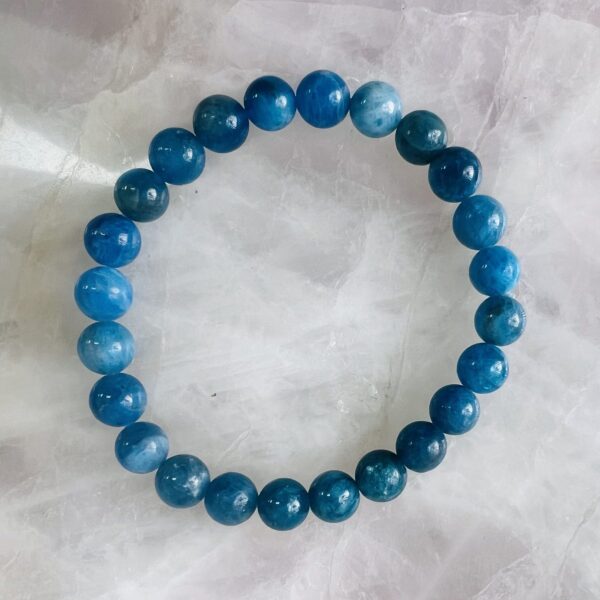 Apatite crystal bracelet