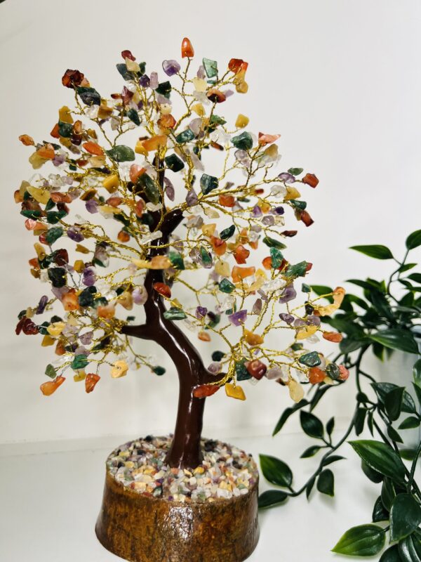 Multistone Crystal Tree Gold wire 500 crystals
