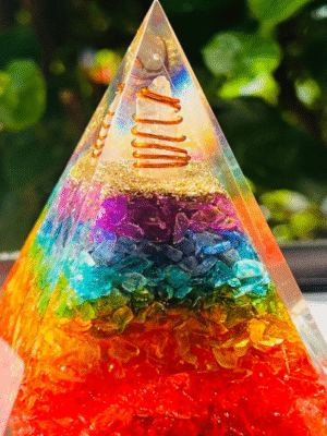 Chakra orgonite Pyramid