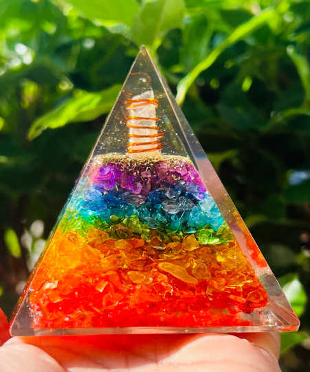 Chakra orgonite Pyramid
