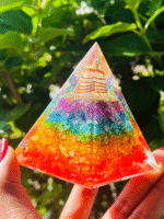 Chakra orgonite Pyramid