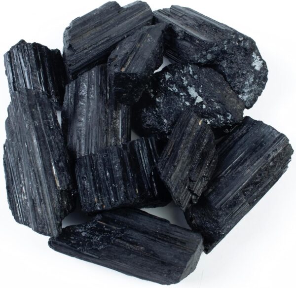 Black tourmaline Raw crystals