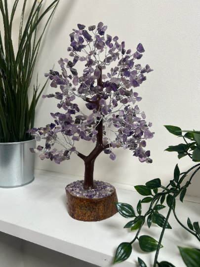 Amethyst crystal tree 500 crystals