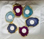 Agate Tea Light Candle Holder
