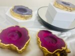 Agate Tea Light Candle Holder