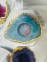 Agate Tea Light Candle Holder