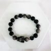 Silver Sheen Obsidian Crystal Pixiu Bracelet 10MM - Image 3