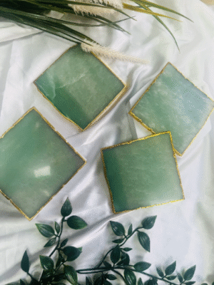 Green Aventurine crystal Coasters