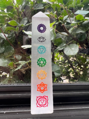 Selenite Pointed Tower