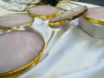 Rose Quartz Natural Crystal Coaster | Gemstone Tableware