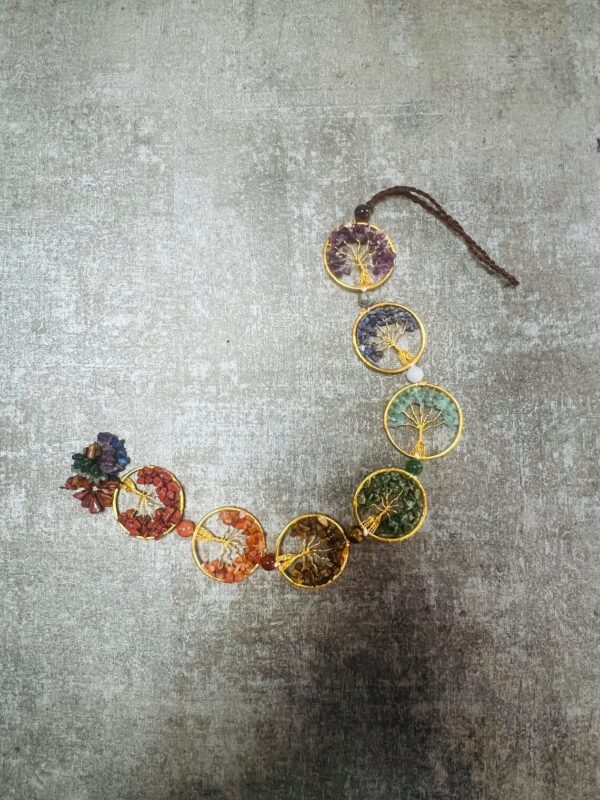 7 chakra wall hanging tree of life Chakra Wall Hanging,