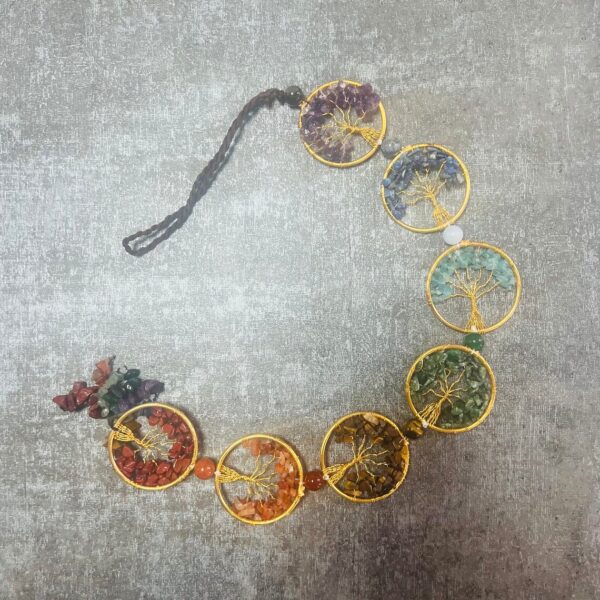 7 chakra wall hanging tree of life Chakra Wall Hanging,