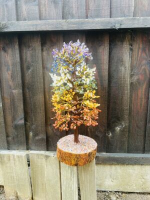 seven chakra crystal tree Large 1000 crystals