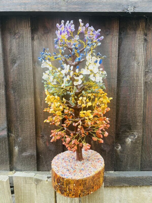 seven chakra crystal tree Large 1000 crystals