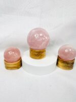 Rose Quartz Crystal Sphere 40mm
