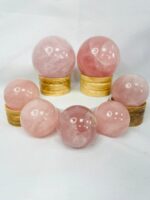 Rose Quartz Crystal Sphere 40mm