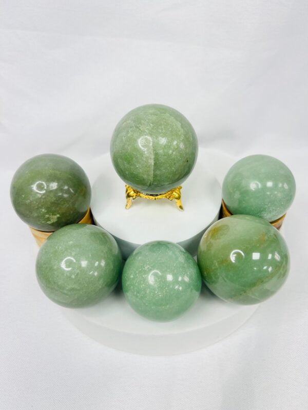 Green Aventurine Crystal Sphere 40mm - Image 9