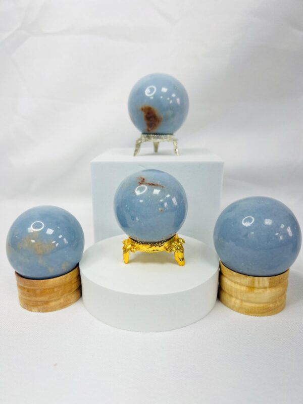 Angelite Crystal Sphere 40mm - Image 5