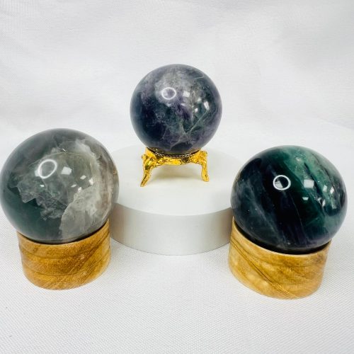 Fluorite Crystal Sphere 45mm