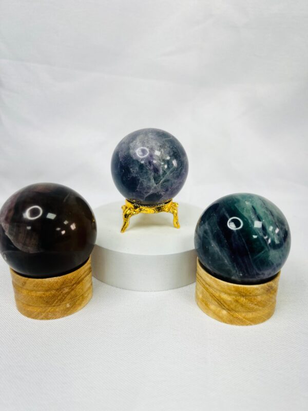 Fluorite Crystal Sphere 45mm - Image 2