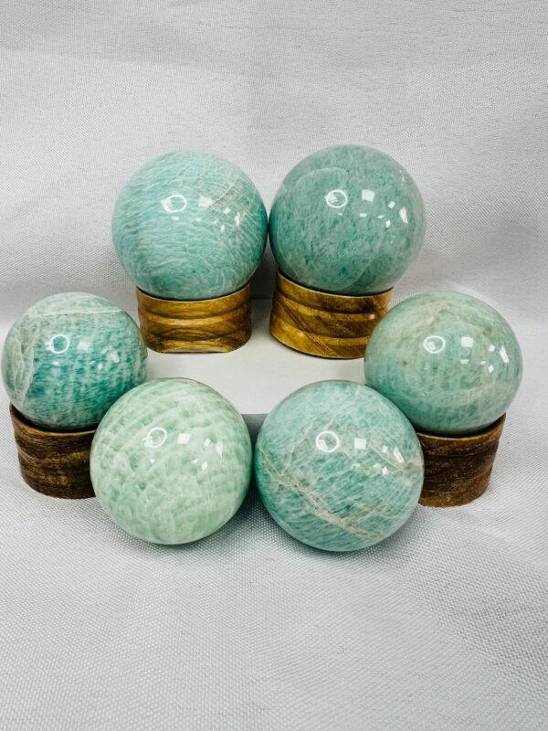 Amazonite crystal Sphere 40mm - Image 4