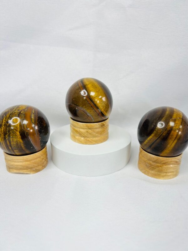 Tigers eye crystal Sphere