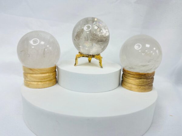Clear Quartz crystal Sphere 40mm - Image 8