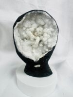 White Apophyllite Geode, Druzy Apophylite , Zeolite Geode