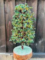 Large Green Jade Crystal Tree 1000 crystals