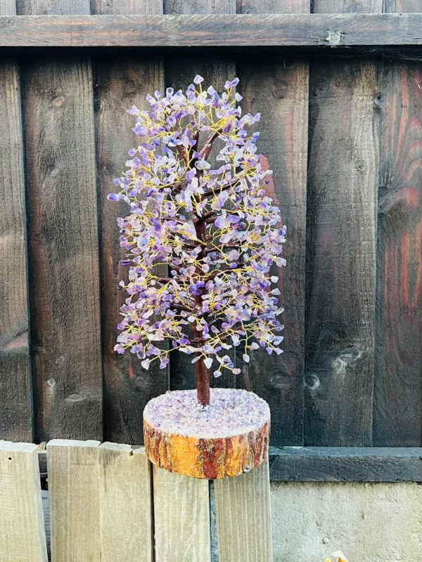 Large Green Jade Crystal Tree