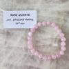 Rose Quartz crystal Bracelet - Image 2