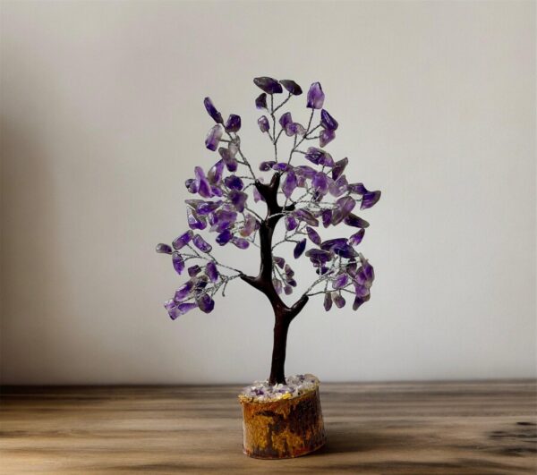 Amethyst Crystal Tree Silver Wire 100 Crystals