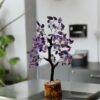 Amethyst Crystal Tree Silver Wire 100 Crystals - Image 2