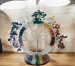 seven chakra orgonite base crystal tree