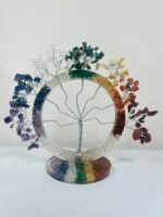 seven chakra orgonite base crystal tree
