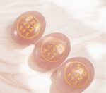 Rose quartz zibu coin