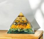 Attract Abundance & Luck Orgone Crystal Pyramid