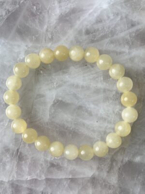orange calcite Crystal Bracelet