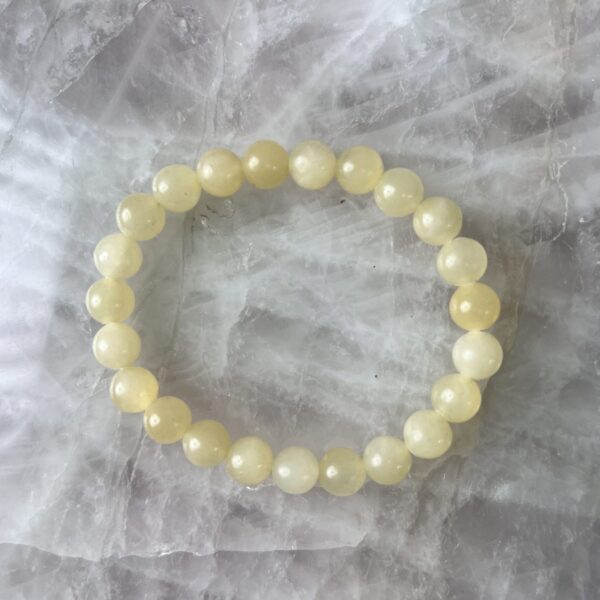 orange calcite Crystal Bracelet