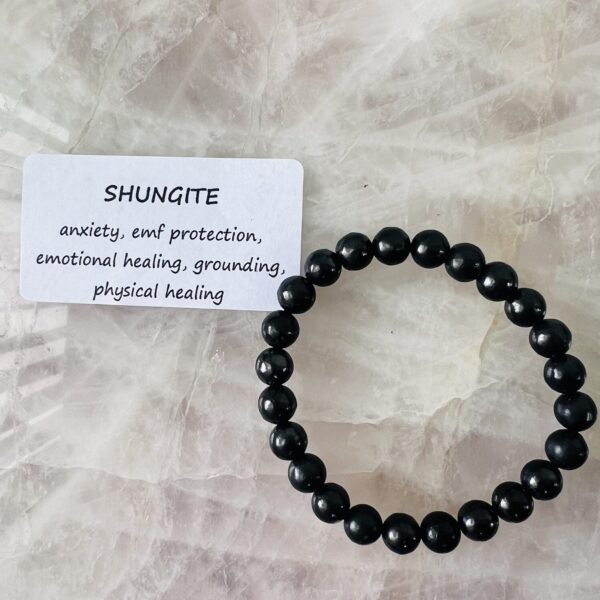 Shungite Crystal Bracelet 8mm