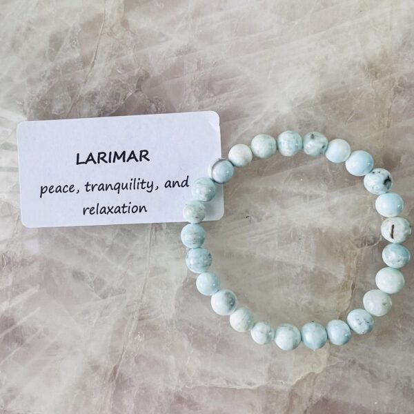 Larimar Crystal Bracelet