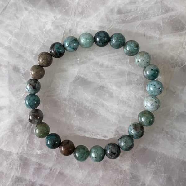 Chrysocolla Crystal Bracelet