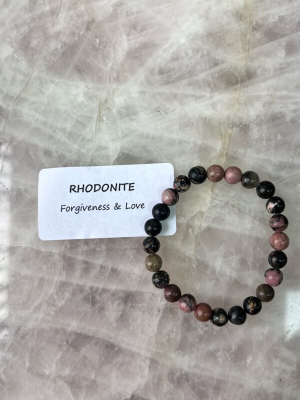 Rhodonite Crystal bracelet